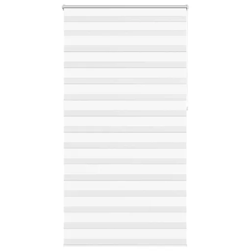 Fehér zebra roló 120,9 x 230 cm szövetszélesség 116,7 cm