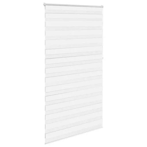 Fehér zebra roló 120,9 x 230 cm szövetszélesség 116,7 cm