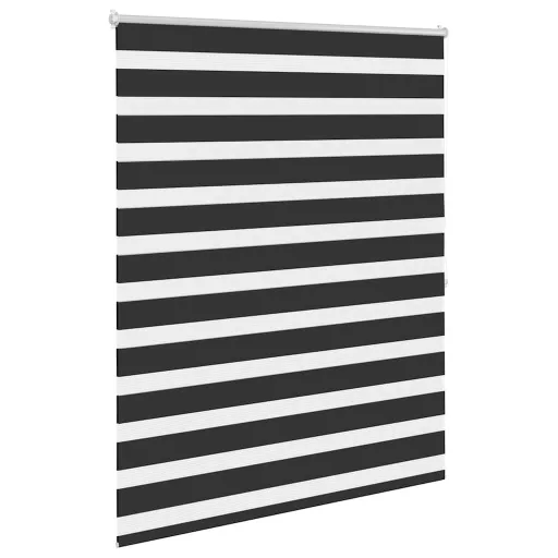 Fekete zebra roló 140,9 x 175 cm szövetszélesség 136,7 cm
