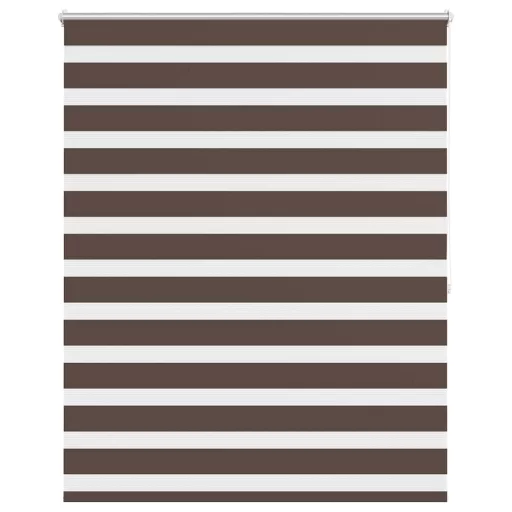 Zebra roló 140,9 x 175 cm, szövetszélesség 136,7 cm, kávébarna