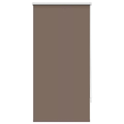 Sötétítő roló, szövetből készült, 64,4 x 120 cm, szélessége 60 cm, kávébarna