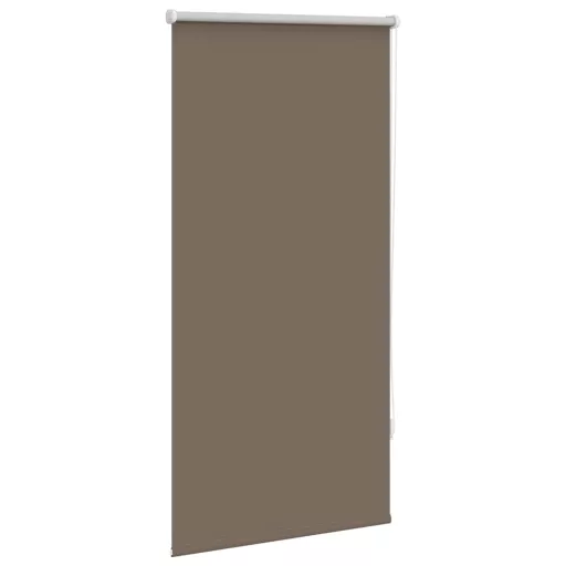 Sötétítő roló, szövetből készült, 64,4 x 120 cm, szélessége 60 cm, kávébarna