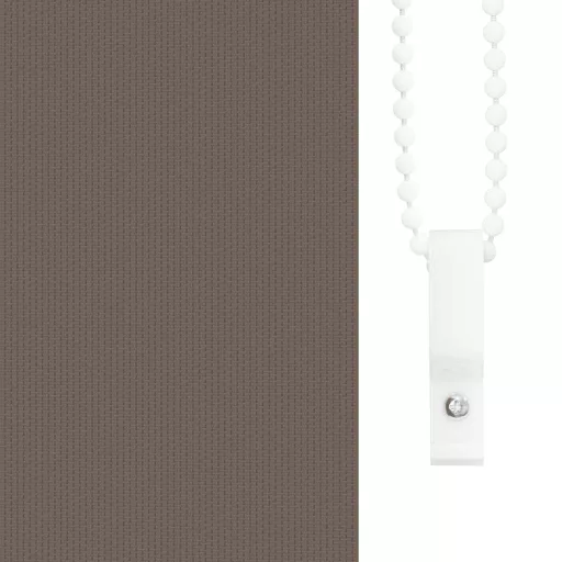 Sötétítő roló, szövetből készült, 64,4 x 120 cm, szélessége 60 cm, kávébarna