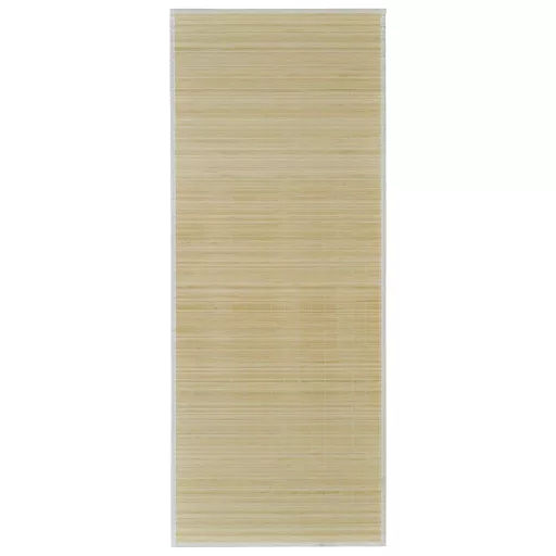 Négyszögletes natúr bambusz szőnyeg 150 x 200 cm