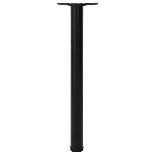 4 db állítható magasságú fekete asztalláb 710 mm