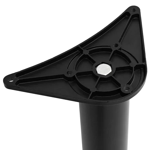 4 db állítható magasságú fekete asztalláb 710 mm