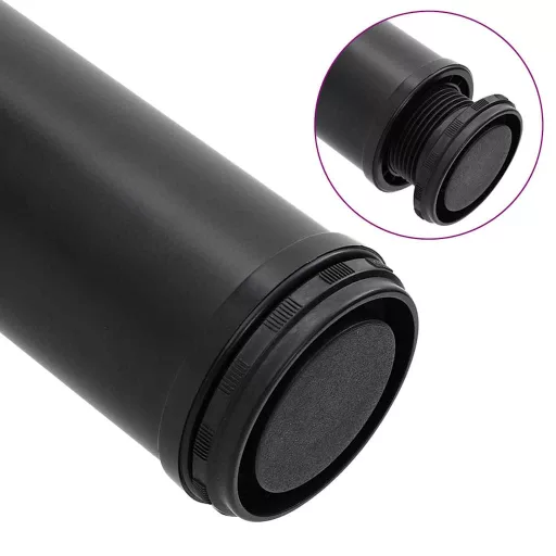 4 db állítható magasságú fekete asztalláb 710 mm