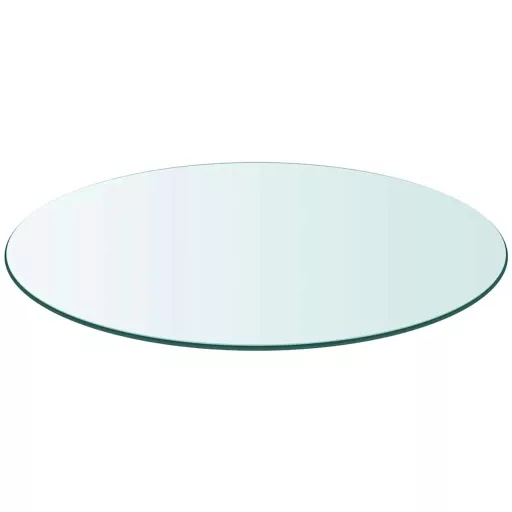 Edzett üveg asztallap kerek 700 mm