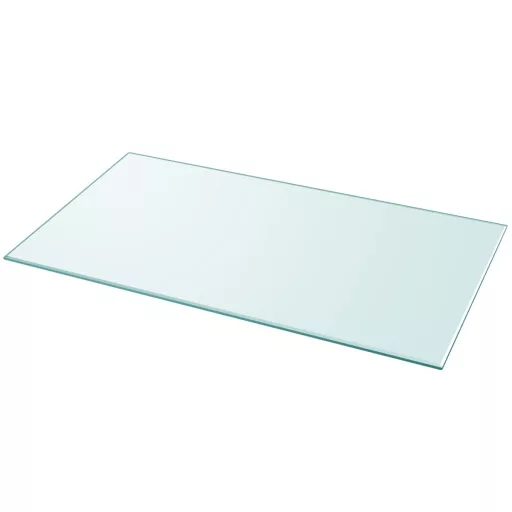 Edzett üveg asztallap téglalap alakú 1200 x 650 mm