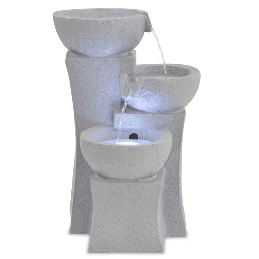 Beltéri műgyanta szökőkút LED megvilágítással