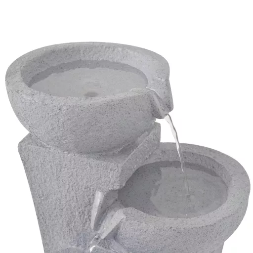 Beltéri műgyanta szökőkút LED megvilágítással