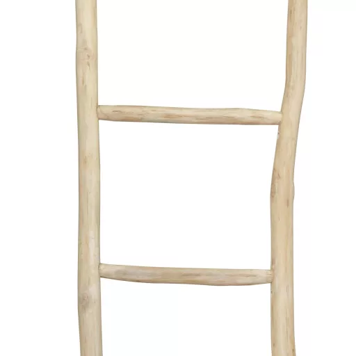 5 fokos, tíkfa törölközőszárító létra 45 x 150 cm