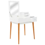 MDF öltözőasztal tükörrel 60 x 50 x 86 cm
