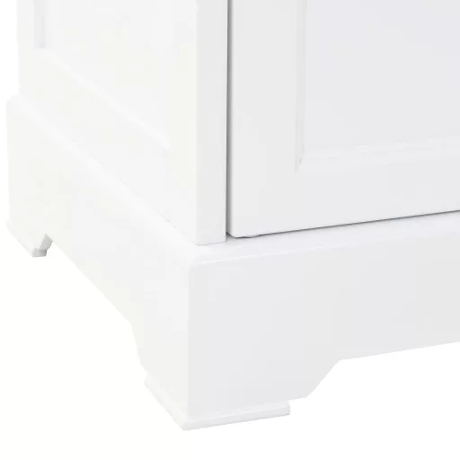 4 ajtós MDF és fenyő kredenc 80 x 40 x 180 cm