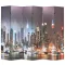 Éjszakai New York mintás paraván 228 x 170 cm