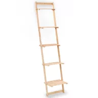 Cédrusfa létra fali polc 41,5 x 30 x 176 cm