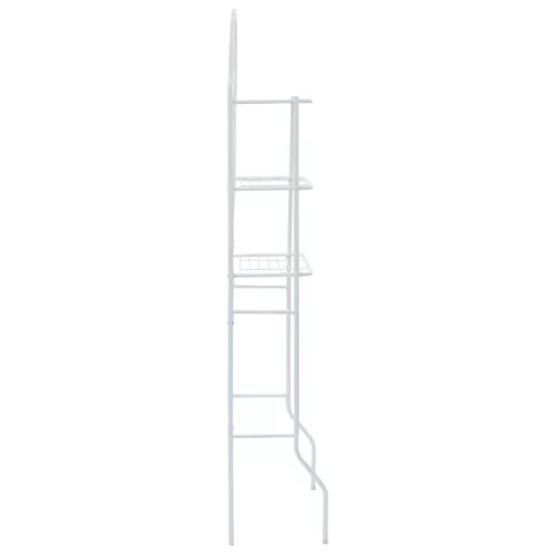 Fehér WC feletti tárolóállvány 60 x 33 x 174 cm