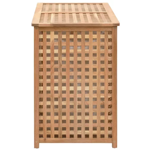 Tömör diófa szennyeskosár 87,5 x 46 x 67 cm