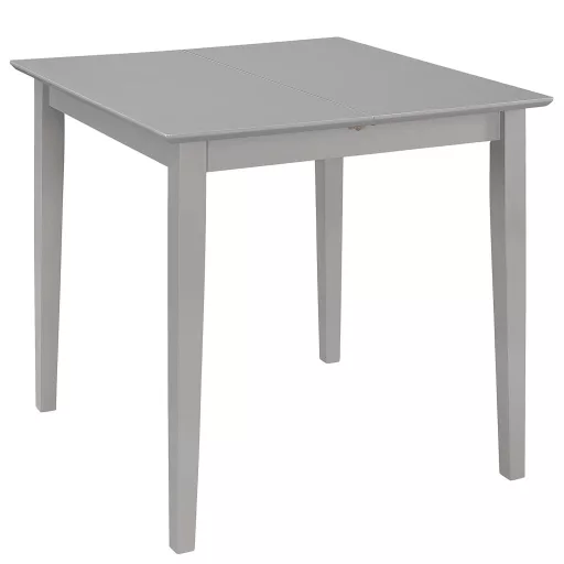 Szürke kihúzható MDF étkezőasztal (80-120)x80x74 cm