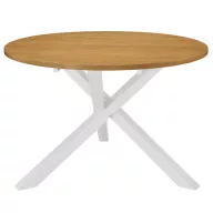Fehér MDF étkezőasztal 120 x 75 cm