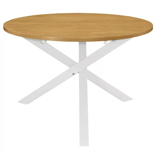 Fehér MDF étkezőasztal 120 x 75 cm