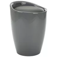 Szürke műbőr tárolóülőke
