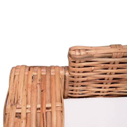 2 darabos természetes rattan kerti ülőgarnitúra