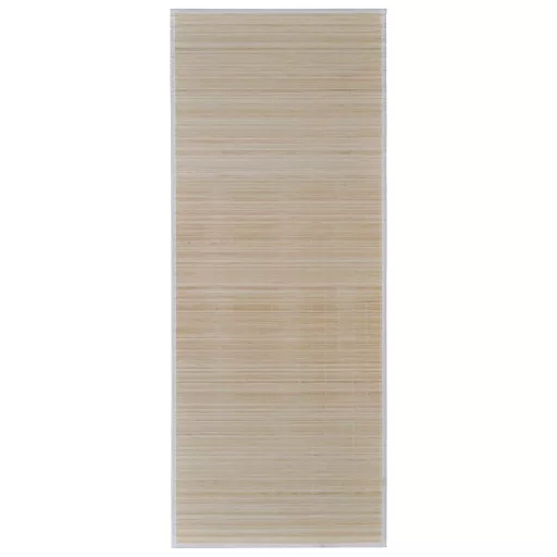2 db téglalap alakú természetes bambuszszőnyeg 120 x 180 cm