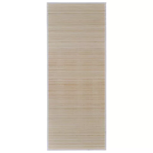 4 db téglalap alakú természetes bambuszszőnyeg 120 x 180 cm