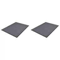 2 db szürke PVC lábtörlő 90 x 60 cm