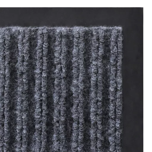 4 db szürke PVC lábtörlő 90 x 60 cm