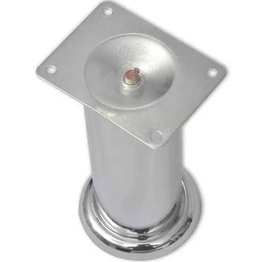 8 darab kerek króm kanapéláb 180 mm