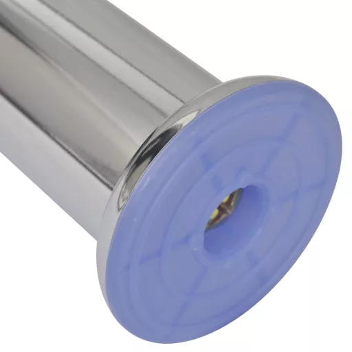 8 darab kerek króm kanapéláb 180 mm