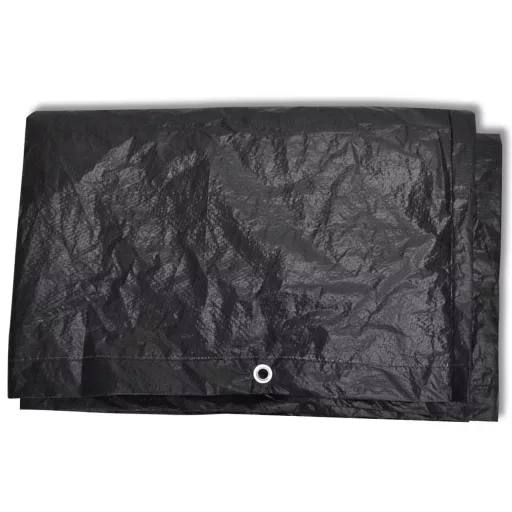 2 db 6 személyes polyrattan szett huzat 10 lyukkal 240 x 140 cm
