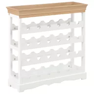 Fehér MDF borszekrény 70 x 22,5 x 70,5 cm