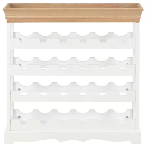 Fehér MDF borszekrény 70 x 22,5 x 70,5 cm