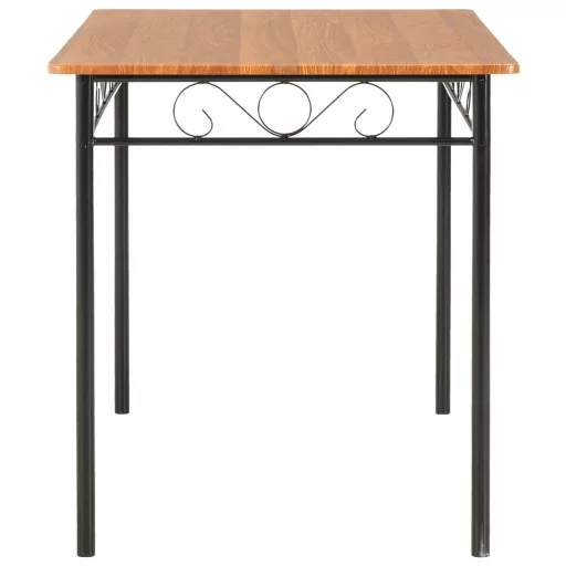 Barna MDF étkezőasztal 120 x 70 x 75 cm