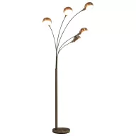 Ezüst állólámpa 200 cm 5 db E14 típusú foglalattal