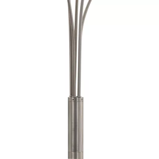 Ezüst állólámpa 200 cm 5 db E14 típusú foglalattal