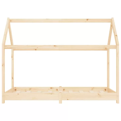 Tömör fenyőfa gyerekágy-keret 70 x 140 cm