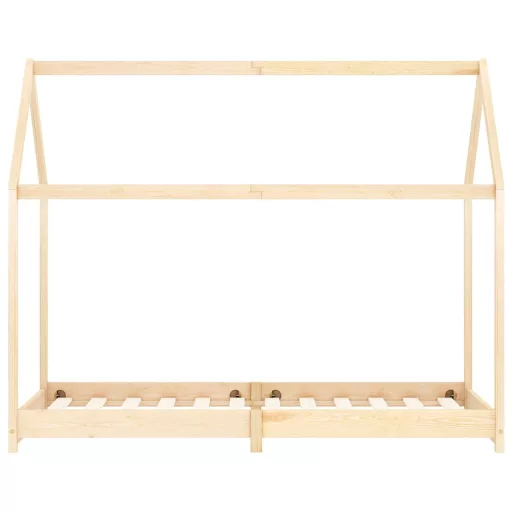 Tömör fenyőfa gyerekágy-keret 90 x 200 cm