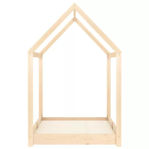 Tömör fenyőfa gyerekágy-keret 90 x 200 cm