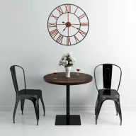 Piros fém falióra 58 cm