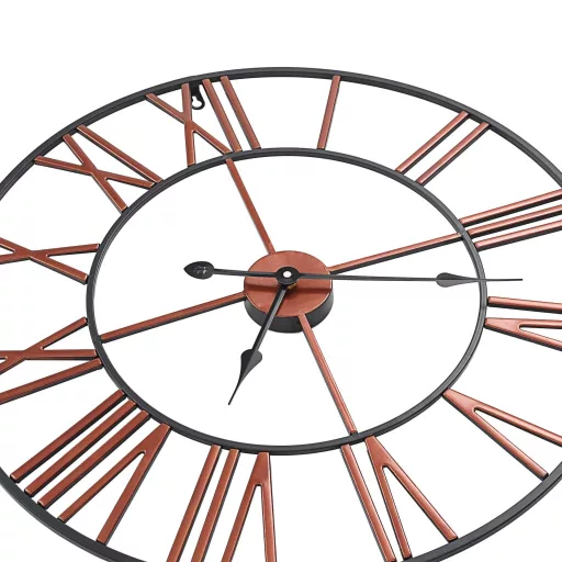 Piros fém falióra 58 cm
