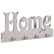 "HOME" feliratú fali fogas 50 x 23 cm