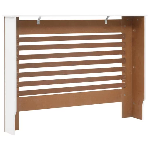 Fehér MDF radiátorburkolat 112 x 19 x 81,5 cm