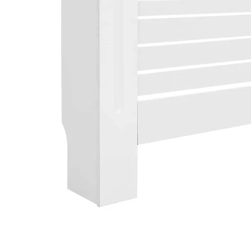 Fehér MDF radiátorburkolat 152 x 19 x 81,5 cm