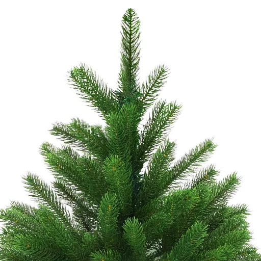 Zöld műkarácsonyfa élethű tűlevelekkel 120 cm