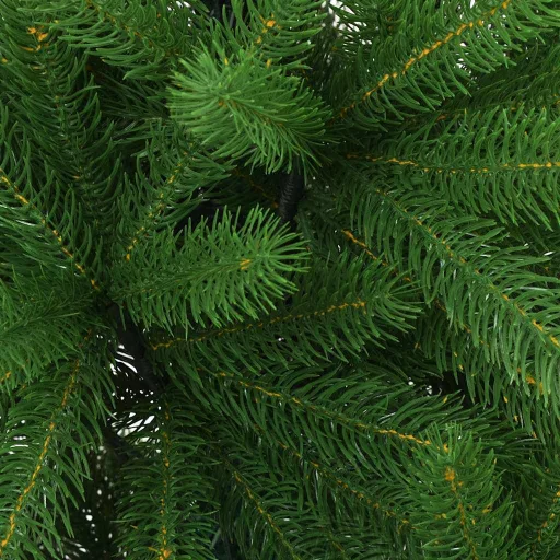 Zöld műkarácsonyfa élethű tűlevelekkel 240 cm