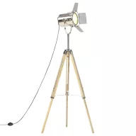 Háromlábú tömör mangófa állólámpa 140 cm